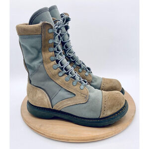 Corcoran Marauder Jump Boots Womens 7.5 Sage Green Suede Combat Military